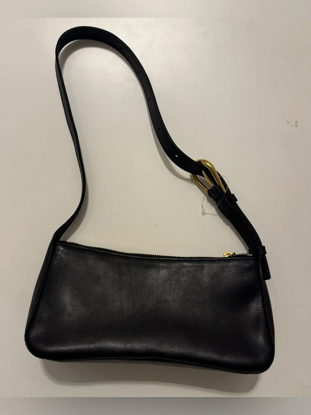 Madewell The Sculptural Buckle Leather Shoulder Bag NWOT
